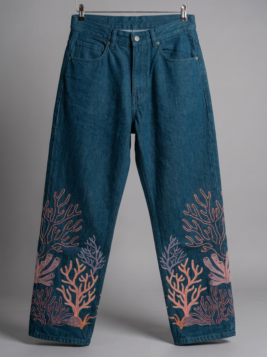 Coral Pants, front view