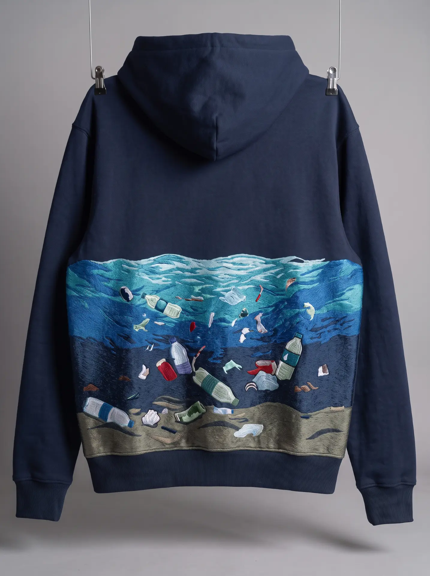 Plastic Soup Hoodie, back view